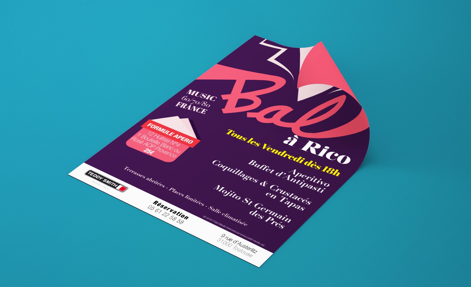 Flyer Bal à Rico Villa Tropézienne